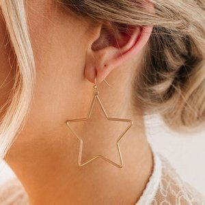 Star Drop Earrings NEW